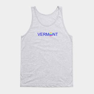 Vermont Rainbow Peace Sign Tank Top